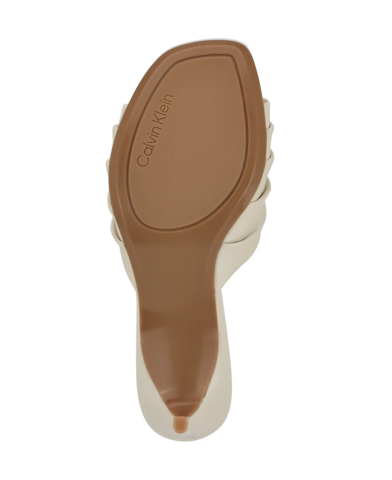 Calvin Klein Women's Imeena Slip-On Kitten Heel Sandals