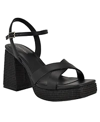 Calvin Klein Women's Drancy Block Heel Sandals