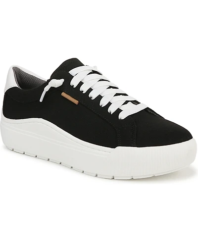 Dr. Scholl's Women's Time Off Go Closed Round Toe Lace Up Platform Sneakers