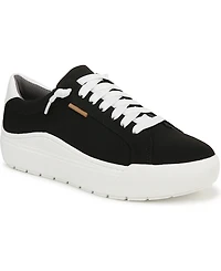 Dr. Scholl's Women's Time Off Go Closed Round Toe Lace Up Platform Sneakers