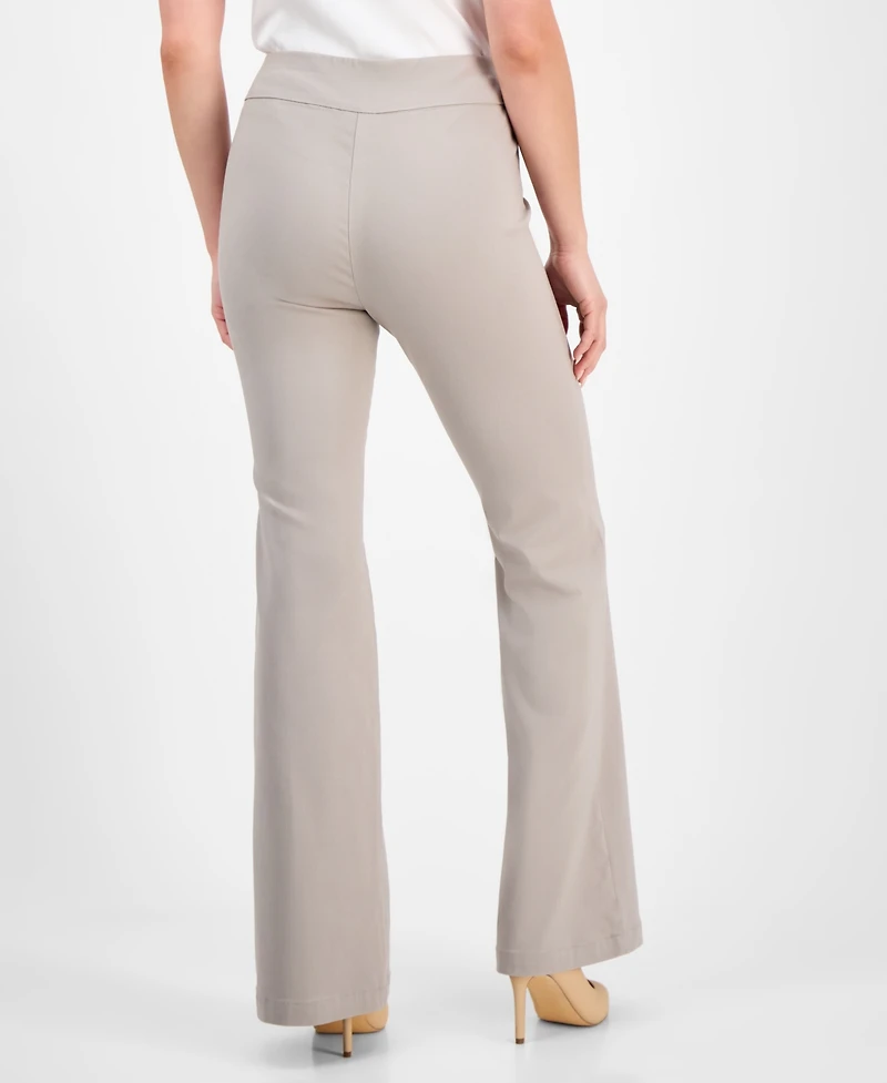 I.n.c. International Concepts Petite High-Rise Flare Pants, Exclusively at Macy's