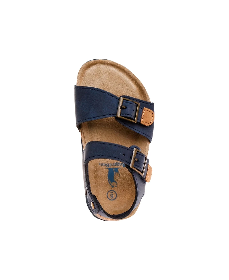 Rugged Bear Toddler Boys Buckle Footbed Sandals