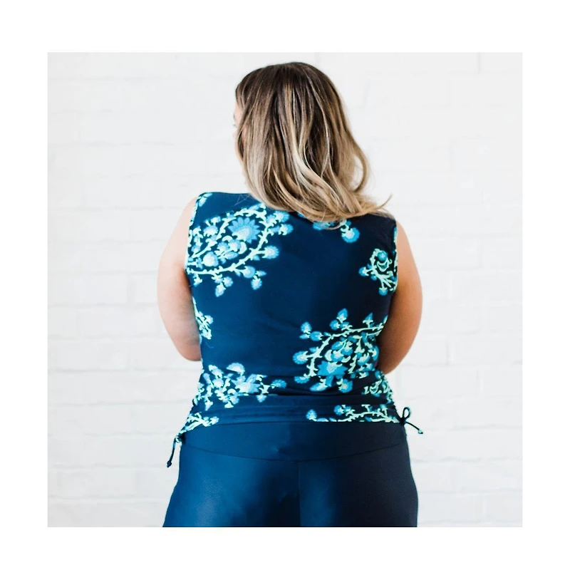 Calypsa Plus Closed Back Maya Swim Top