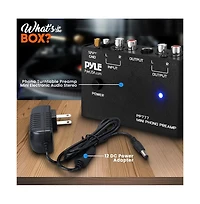 Pyle Phono Turntable Preamp with Rca Input & Low Noise Operation