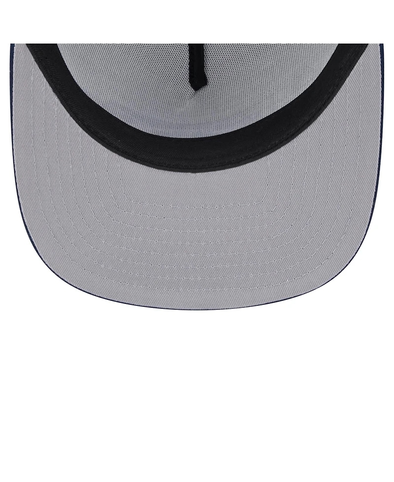New Era Big Boys and Girls White/College Navy Seattle Seahawks Distressed 9FIFTY A-Frame Snapback Hat