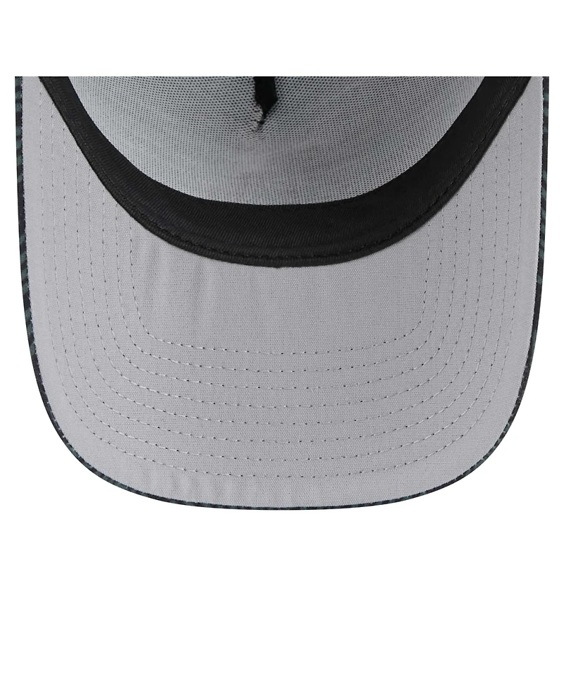 New Era Men's Black Los Angeles Dodgers 9FORTY A-Frame Trucker Adjustable Hat