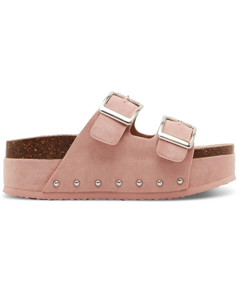Madden Girl Babes Double-Strap Flatform Footbed Sandals