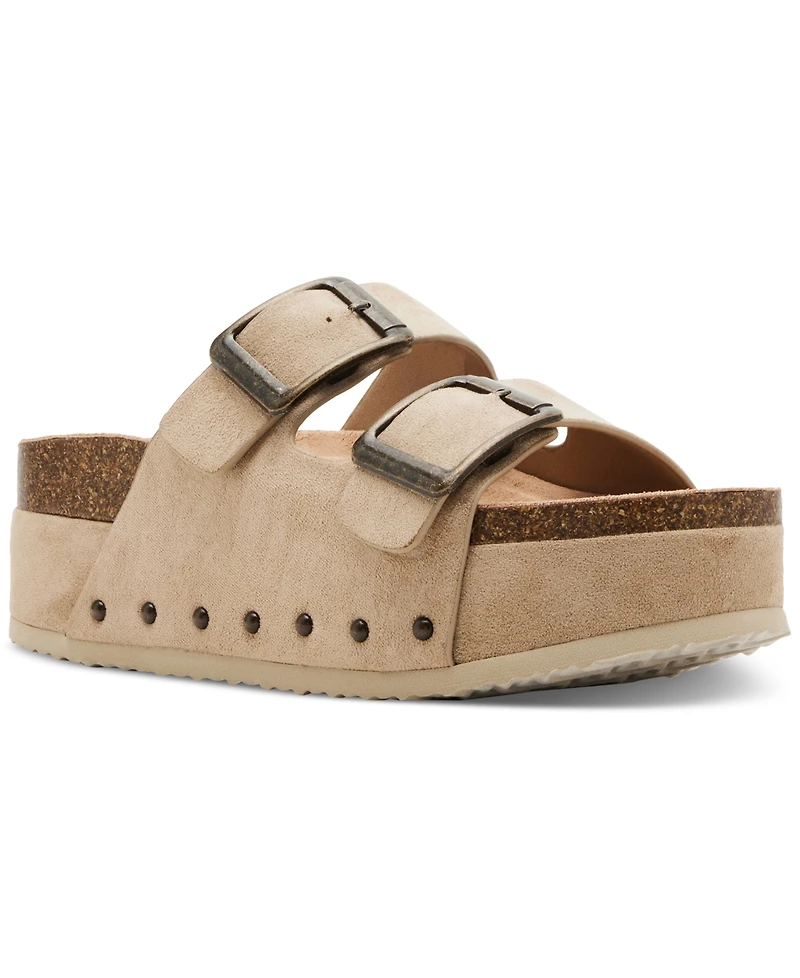 Madden Girl Babes Double-Strap Flatform Footbed Sandals