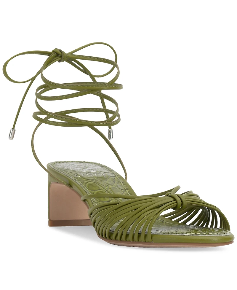 Vince Camuto Women's Lory Lace-Up Blade-Heel Sandals