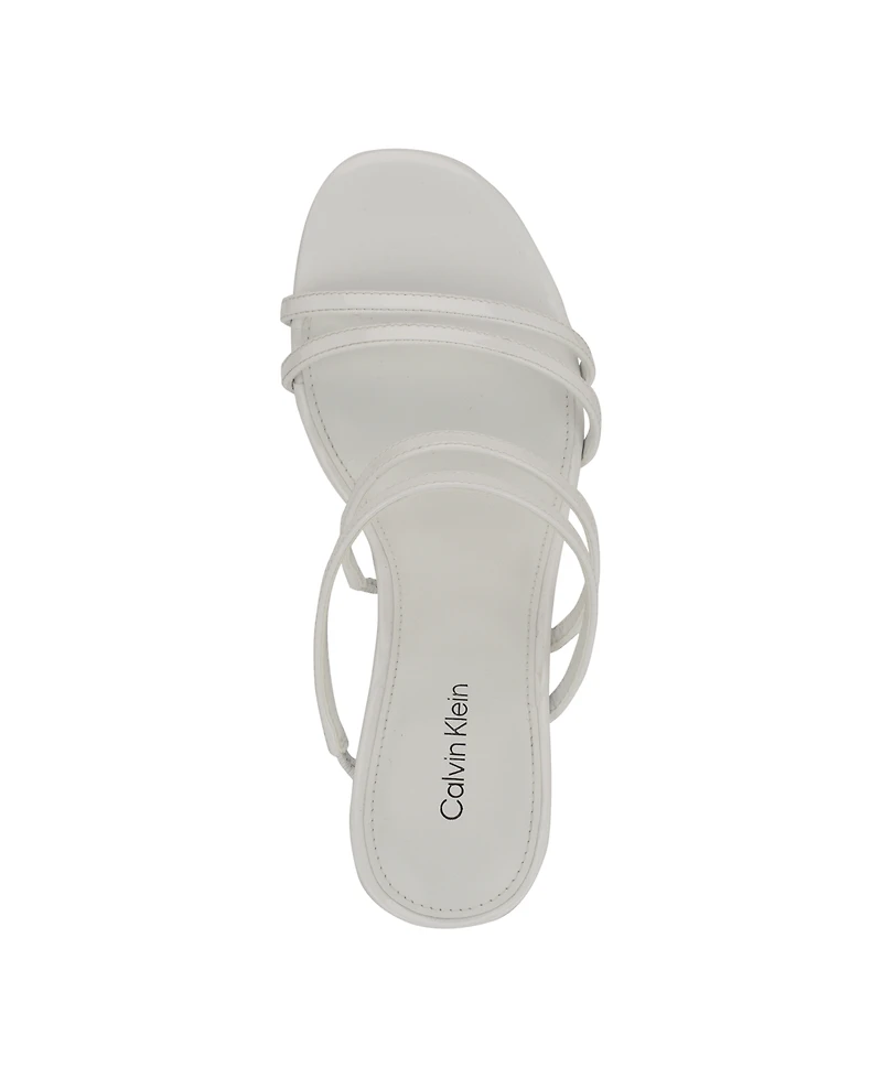 Calvin Klein Women's Jayla Strappy Tapered Heel Sandals