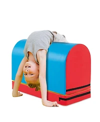 Mailbox Tumbling Mat Gymnastics Vaulting Box with Detachable Mat & Carrying Handle