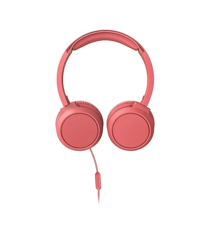 Philips H4105 On-Ear Wired Headphones - Red