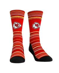Rock 'Em Men's Kansas City Chiefs Primary Crew Socks Boxer Briefs Combo Pack
