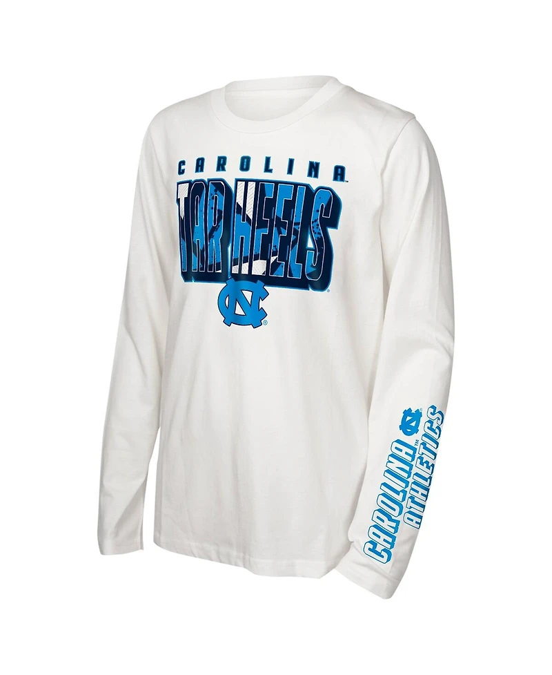 Outerstuff Big Boys and Girls North Carolina Tar Heels In the Mix T-Shirt Combo Set