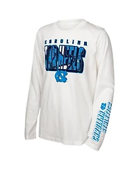 Outerstuff Big Boys and Girls North Carolina Tar Heels In the Mix T-Shirt Combo Set