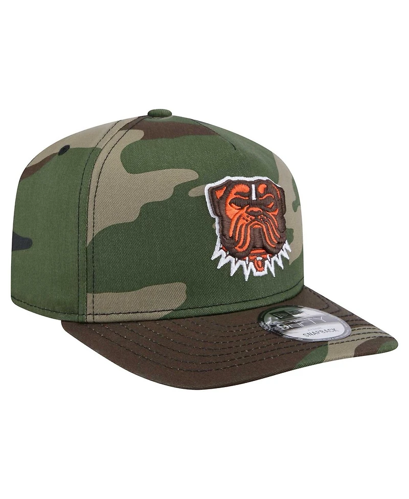 New Era Men's Camo Cleveland Browns Woodsy 9FIFTY Snapback Hat