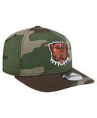 New Era Men's Camo Cleveland Browns Woodsy 9FIFTY Snapback Hat