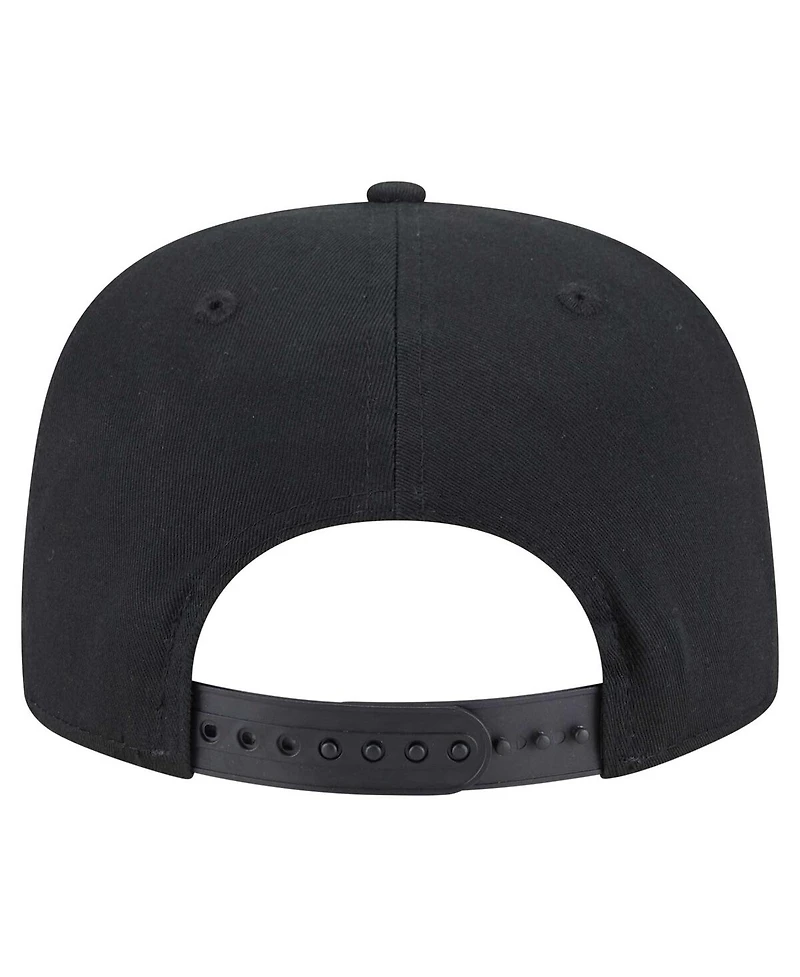 New Era Men's Black Philadelphia Eagles B-Dub Golfer Snapback Hat