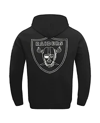 Pro Standard Men's Black Las Vegas Raiders Classic Chenille Pullover Hoodie