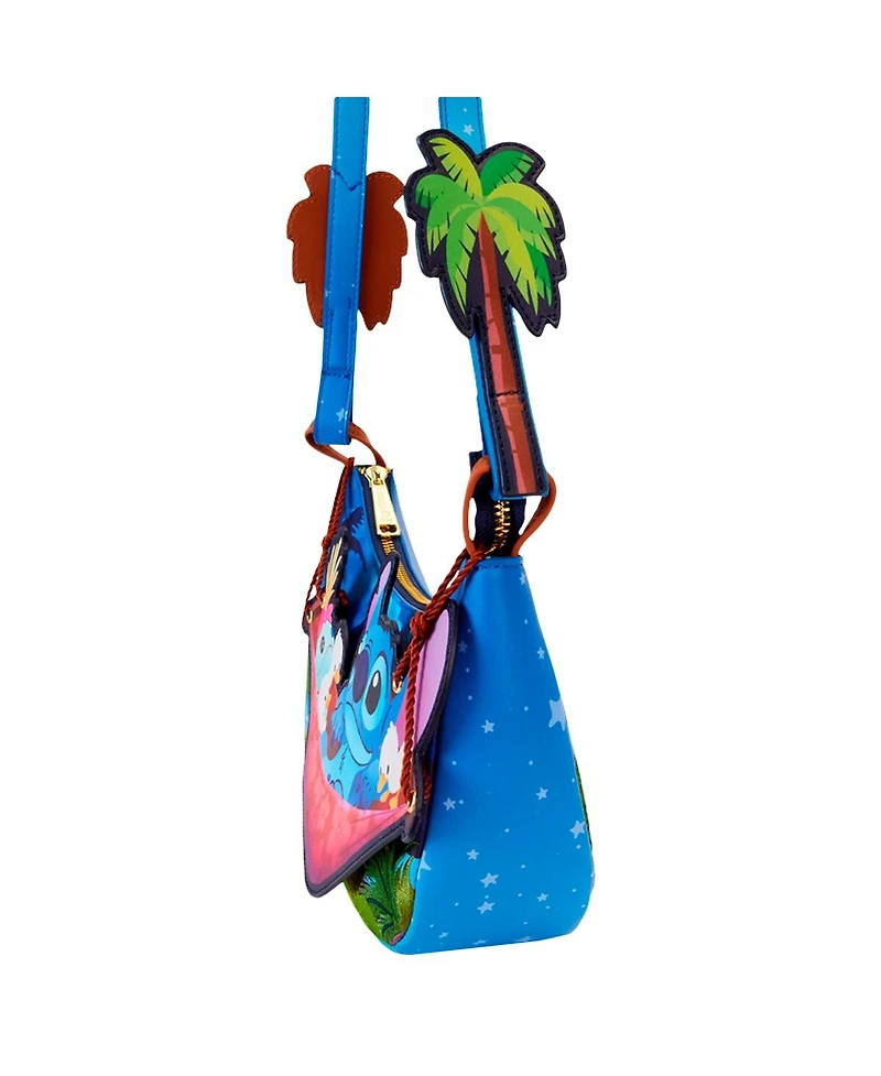 Loungefly Lilo and Stitch Camping Cuties Hammock Crossbody Handbag