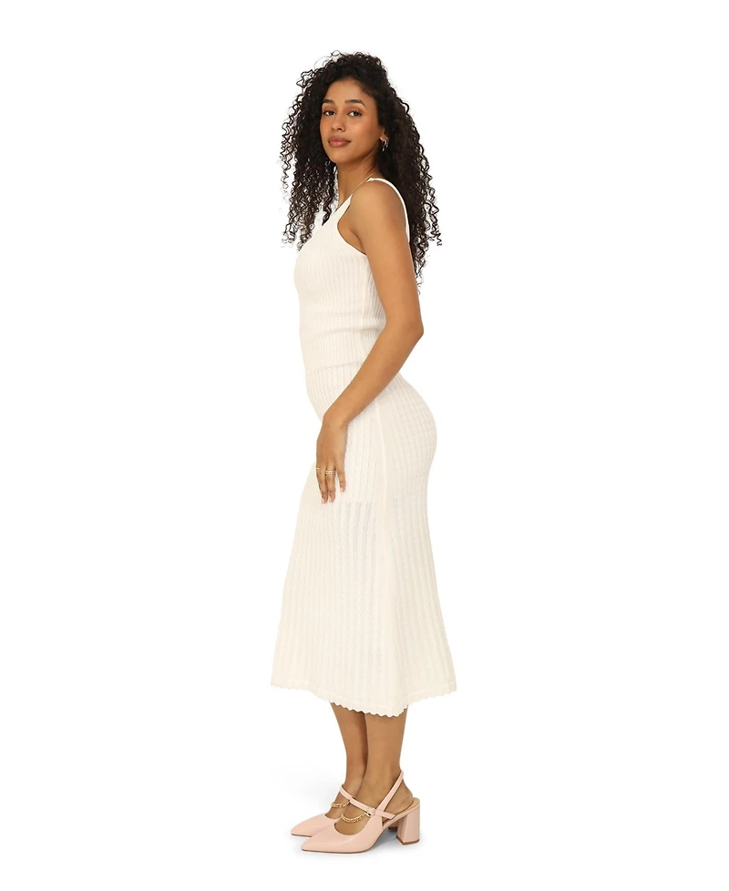 Belle & Bloom Women's Sweet Nothings Midi Knitted Dress