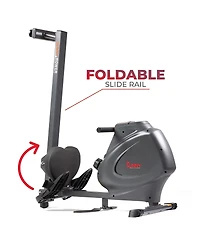 Sunny Health & Fitness Smart Multifunction Magnetic Rowing Machine, Smart Rower with SunnyFit App Enhanced Bluetooth Connectivity