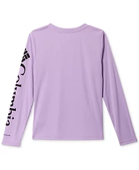 Columbia Big Girls Tidal Tee Long-Sleeve Graphic T-Shirt