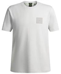 Boss by Hugo Boss Men's Drop-Stitch Detail Relaxed-Fit T-Shirt