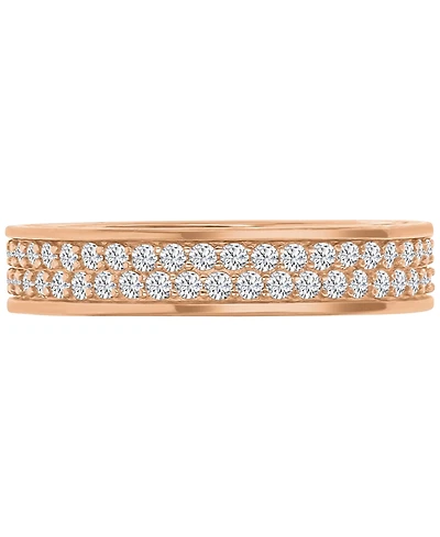 Cubic Zirconia Eternity Ring (1-7/8 ct. t.w.) 14k Rose Gold-Plated Sterling Silver