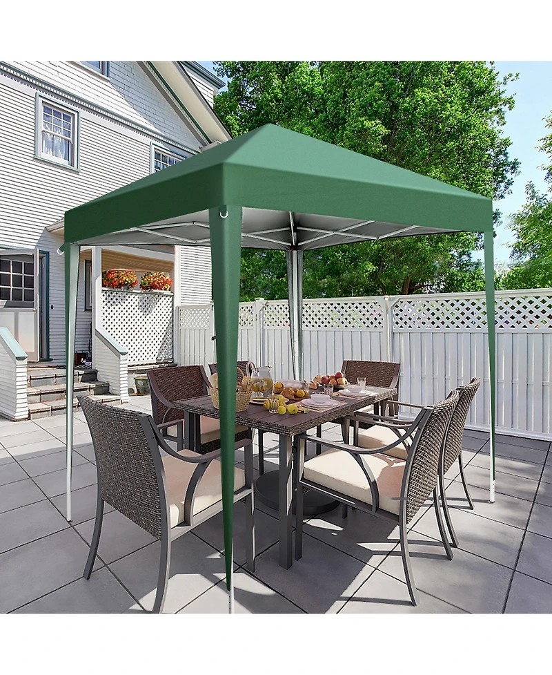 Slickblue Practical Waterproof Right-Angle Folding Tent for Outdoor Events and Easy Setup