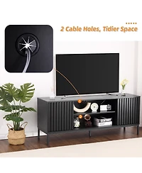 gaomon Tv Stand, Mid Century Modern Tv Stand for 55/60/65 inch Tv