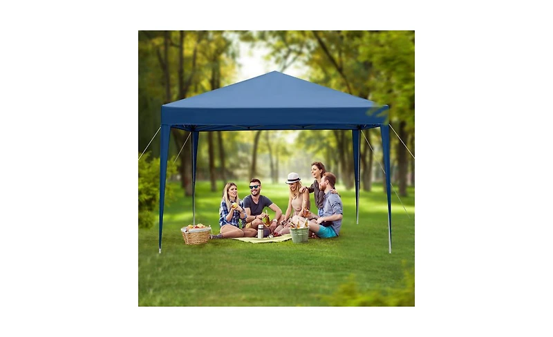 Slickblue Practical Waterproof Right-Angle Folding Tent for Outdoor Events and Shelter