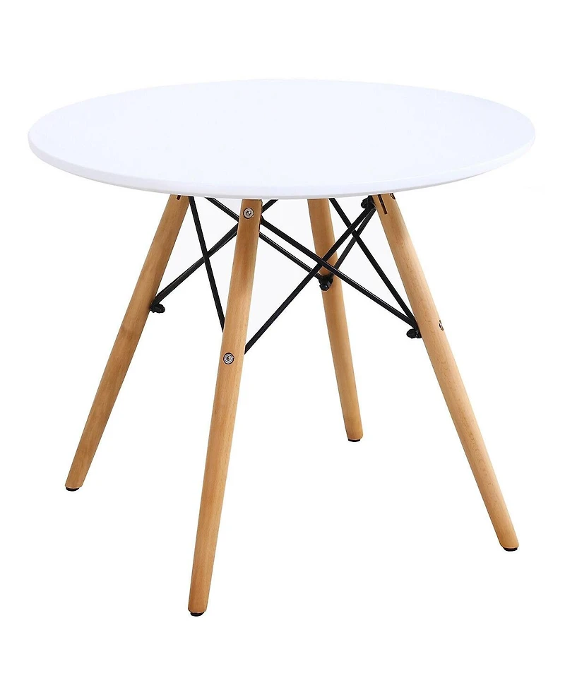 Gouun 5 Piece Kids Modern Round Table Chair Set