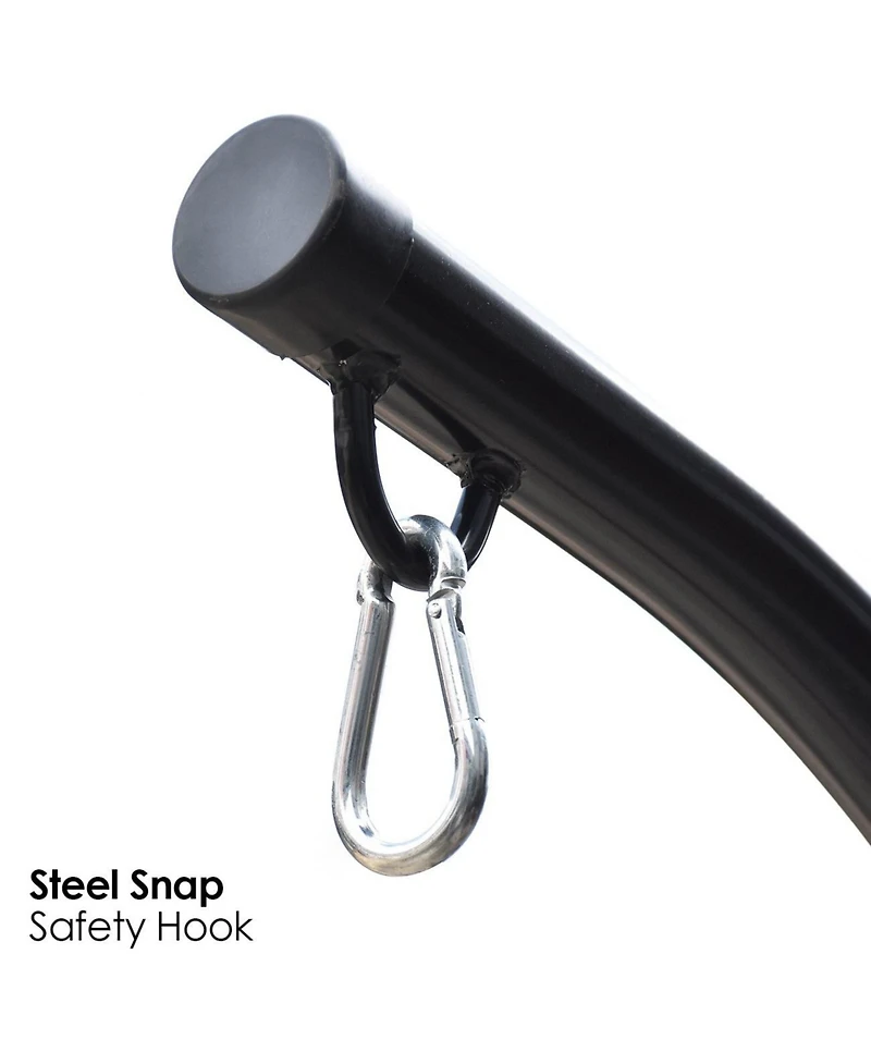 Sorbus Swivel Hammock Stand Chair Frame - Adjustable and Portable for Tree, Lounger, Air Porch, Patio and more (Holds 330lbs)