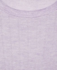 Mango Women's Ribbed Round Neck Sweater