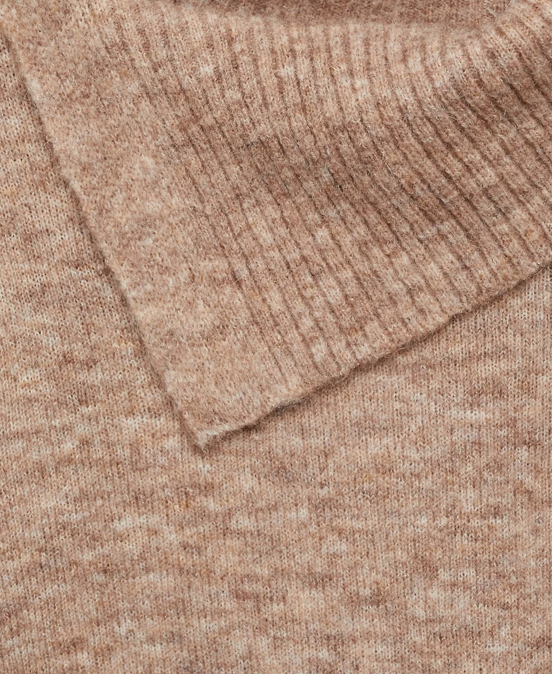 Mango Women's Wraparound Lapel Neck Sweater