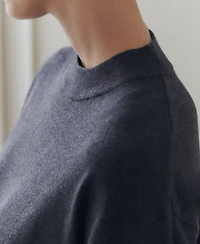 Mango Women's Cotton-Linen Round Neck Knitted Sweater