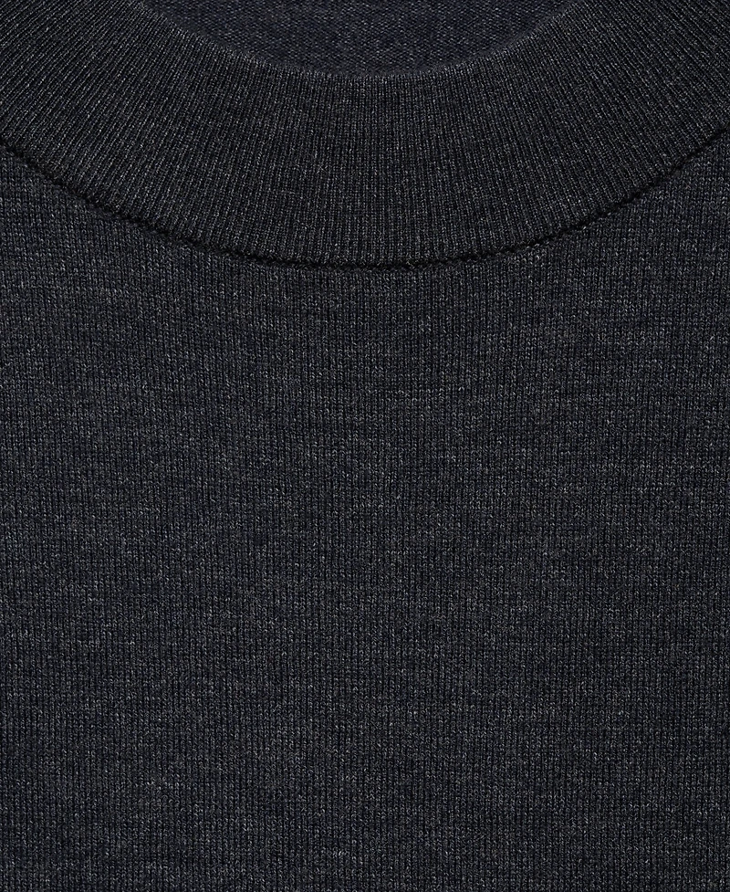 Mango Women's Cotton-Linen Round Neck Knitted Sweater