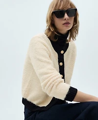 Mango Women's Contrasted Buttons Sweater