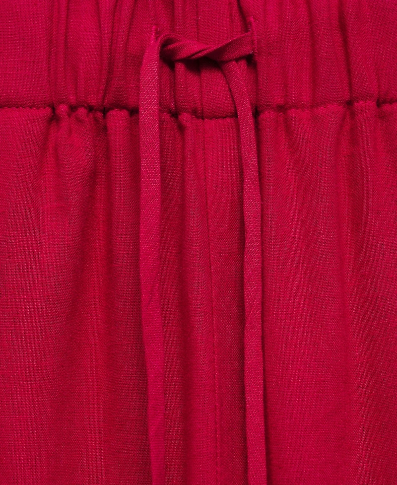 Mango Women's Flowing Linen Pants