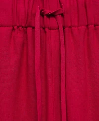 Mango Women's Flowing Linen Pants