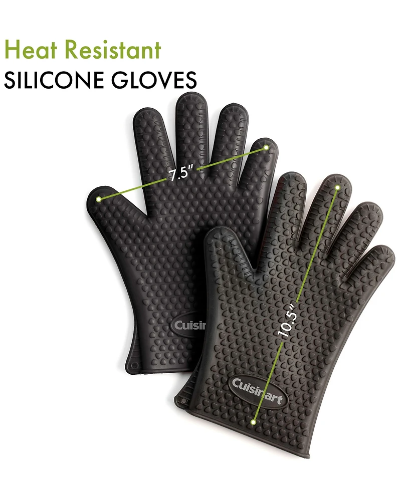 Cuisinart Heat-Resistant Silicone Grill Gloves Set