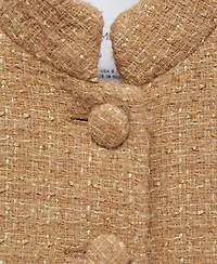 Mango Women's Mandarin Collar Tweed Blazer