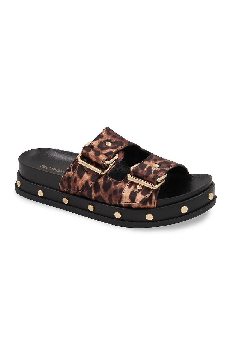 BCBGeneration Women's Bamba Footbed Slip-On Sandals