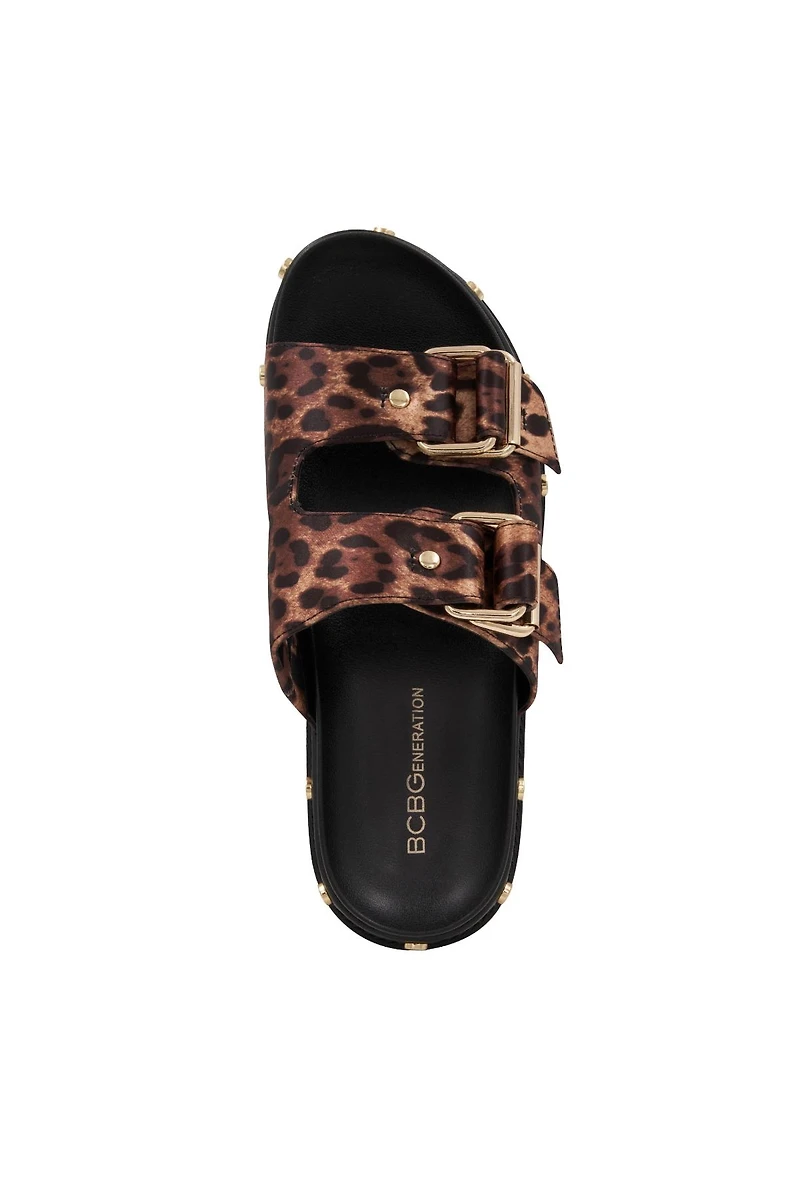BCBGeneration Women's Bamba Footbed Slip-On Sandals
