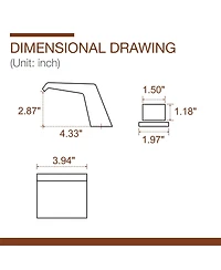 Bathroom Sink Faucet 2 Handle 3 Hole Facuet Waterfall Spout with cUPC Lead-Free Hose