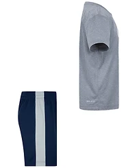 Nike Little Boys Dri-fit Swoosh T-Shirt & Shorts, 2 Piece Set