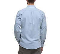 Barbour Men's Nelson Linen Tailored-Fit Solid Button-Down Shirt