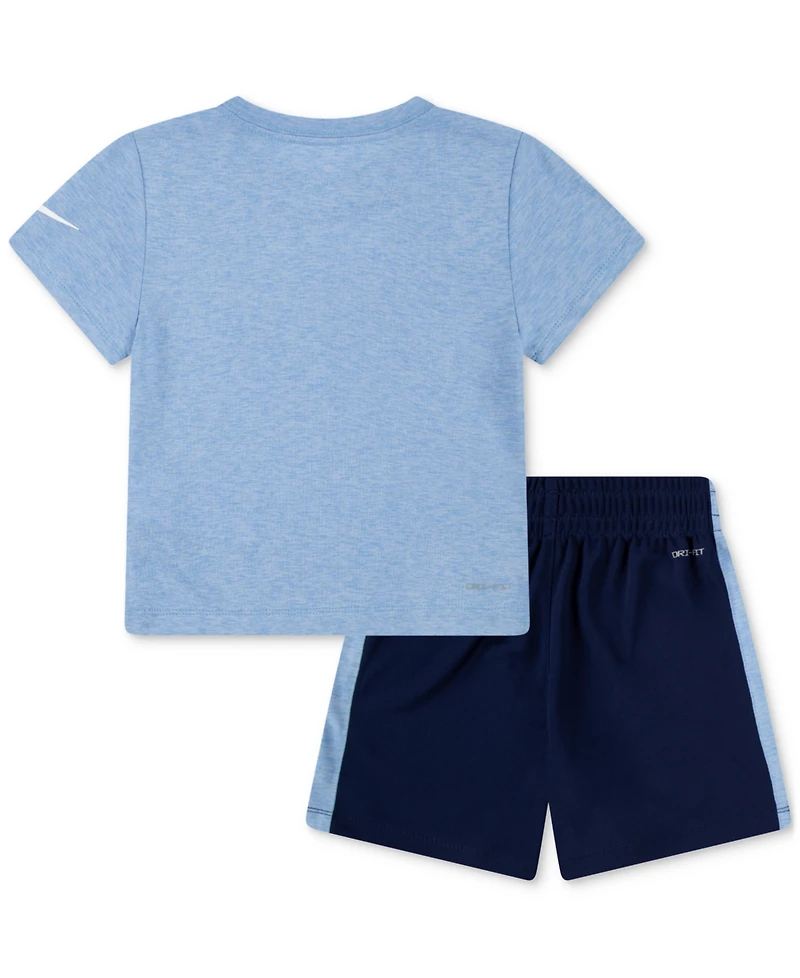 Nike Toddler Boys Dri-fit Dropset T-Shirt and Shorts Set