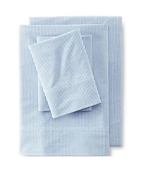 Lands' End Cotton Oxford Stripe Bed Sheet Set